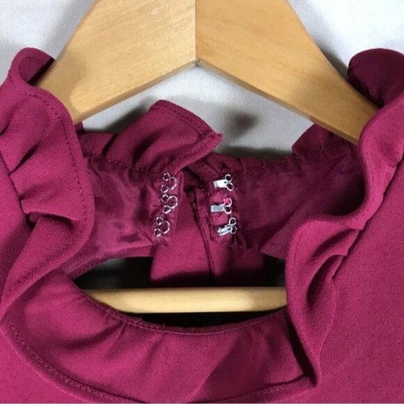 JILL STUART Open Back Ruffled Mini Dress NWT 2 - Picture 9 of 16